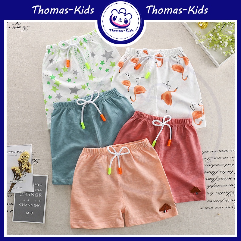 [D313]#Quần short Cotton in họa tiết thời trang mùa hè hàng mới dành cho bé trai