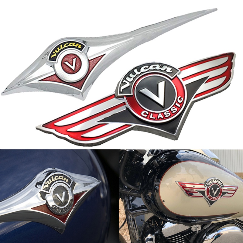 Logo 3D Bằng Nhựa Cho Xe Mô Tô Kawasaki Vulcan Classic VN400 VN500 VN800 VN1500 VN2000