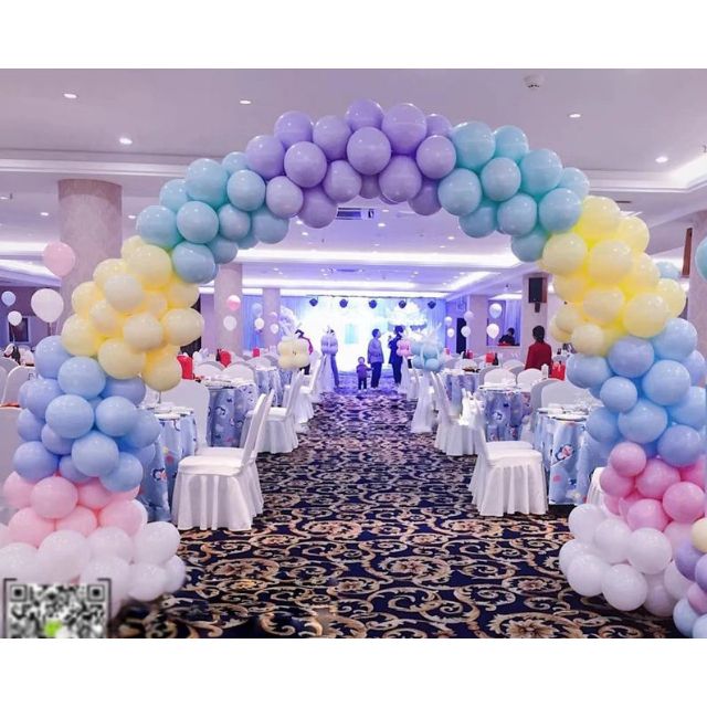 [50 / 100 Cái] Bóng Bay Cao Su Màu Macaron 10inch 2.2g Bán Sỉ Trang Trí Tiệc Sinh Nhật Đám Cưới