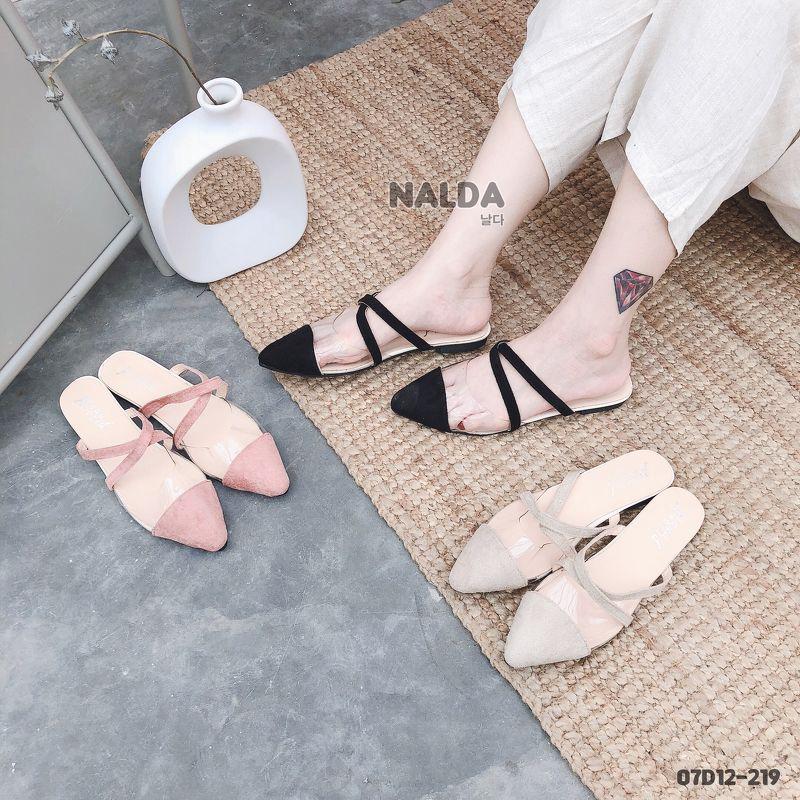 [Nalda] Dép sục da lộn pha trong 07D12