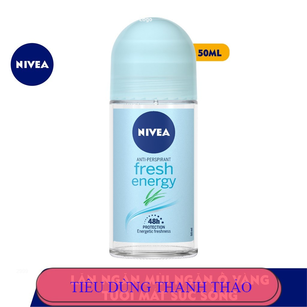 Lăn Khử Mùi Nivea Nữ 50ml - Giảm tiết mồ hôi và ngăn mùi hiệu quả suốt 48h