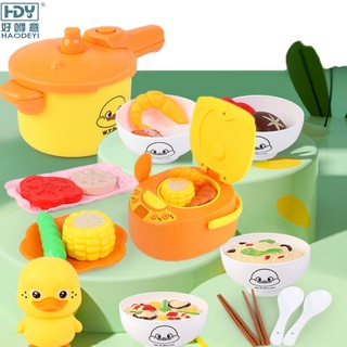 Set đồ chơi mô hình phụ kiện nhà bếp HDY có đèn và âm thanh sáng tạo vui nhộn dành cho trẻ em