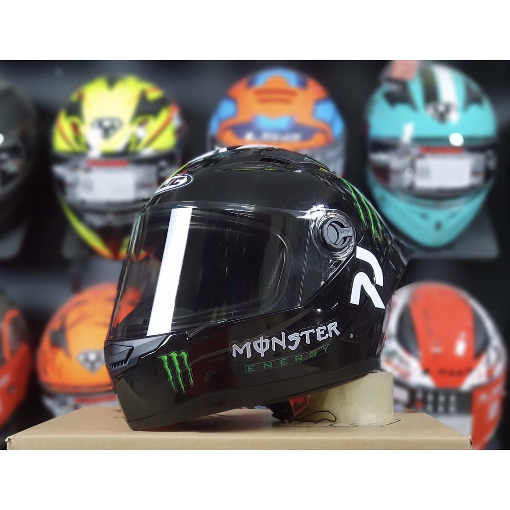 MŨ FULLFACE ĐEN BÓNG LÊN TEM HJC MONSTER RPHA 11 CỰC NGẦU, TẶNG ĐUÔI GIÓ PISTA VÀ TÚI ĐƯNG, BH 12 THÁNG