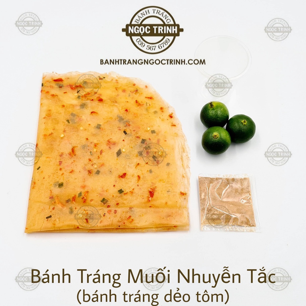 ( Hủ 300G) Bánh Tại Heo Ngọt Mix 2 Vị Bánh Tráng Ngọc Trinh
