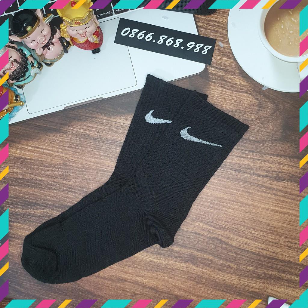 Tất Nike, Vớ Nike Cổ Lửng, Tất Nam Nữ Unisex - Chất Dày Dặn Cao Cấp Chống Hôi Chân