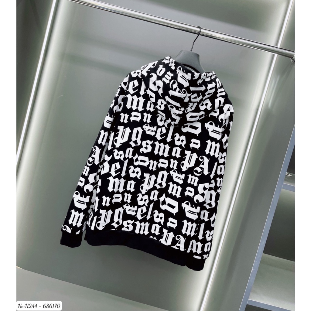 Áo Hoodie Nam Palm Thiết Kế Họa Tiết Nhiều Cữ Cực Chất - Áo Hoodie Unisex Nam Nữ Palm Chất Nỉ Bông Mềm Mịn DT STORE MENW