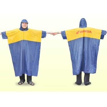 Áo Mưa Nhựa Cánh Dơi HONDA- Nhựa dẻo- to -dày