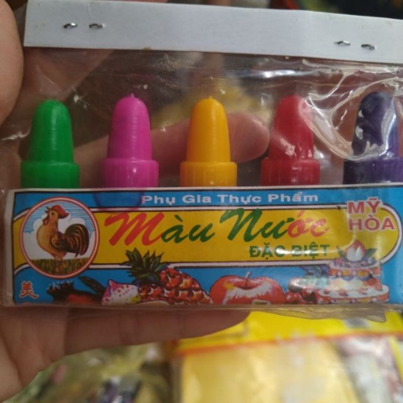 1 lốc Màu thực phẩm màu nước Mỹ Hòa