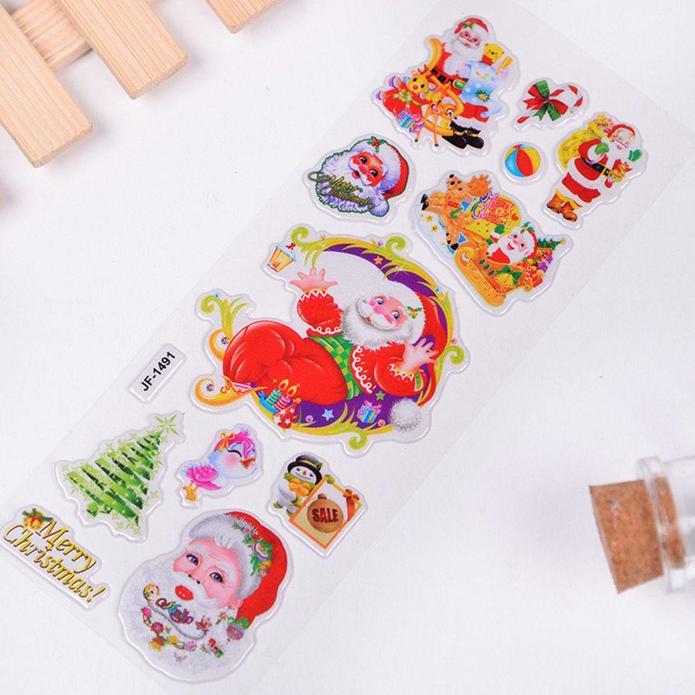 LUOL Set 5 / 10 Sticker Dán Trang Trí Giáng Sinh