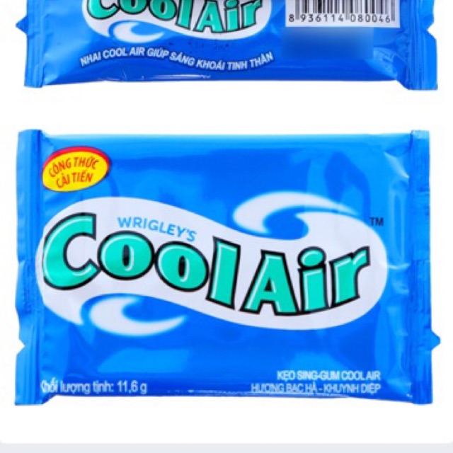 Kẹo vỉ singgum coolair doublemint extra