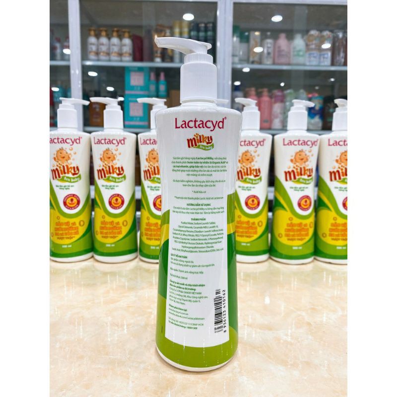 Sữa tắm lactacyd milky 500ml-Hàng chính hãng công ty