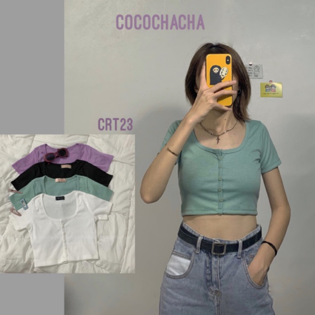 Áo croptop Cocochacha (nhiều mẫu khác nhau)