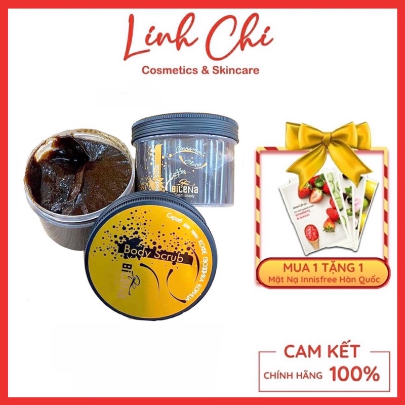 (Mẫu Mới) Tẩy Da Chết Body Quế Hồi Bilenna 250ml