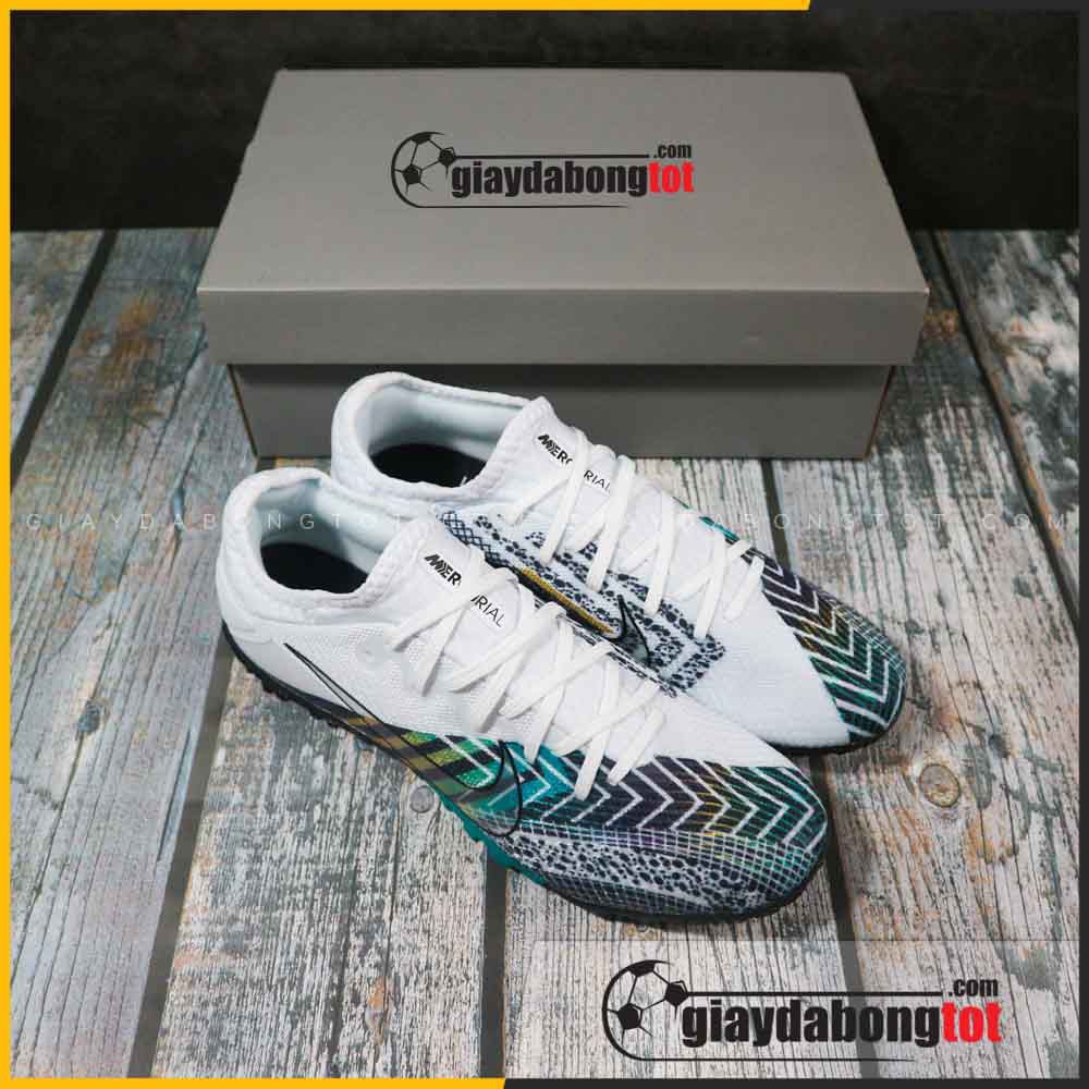 Giày đá bóng CR7 Mercurial Vapor 13 Pro TF MDS 003 | Da vải siêu bền, trọng lượng nhẹ