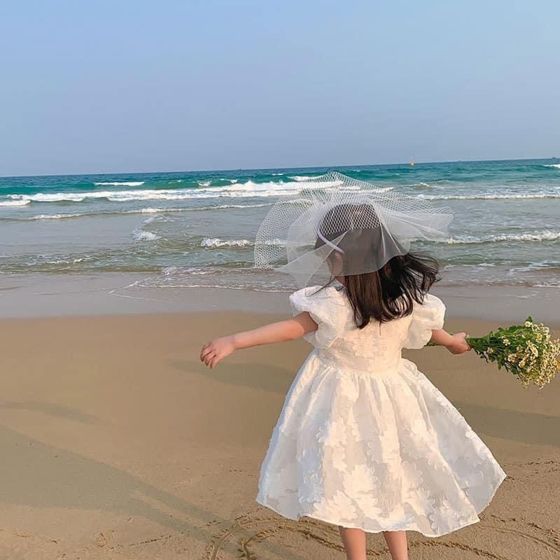 Đầm phụ dâu xinh baby