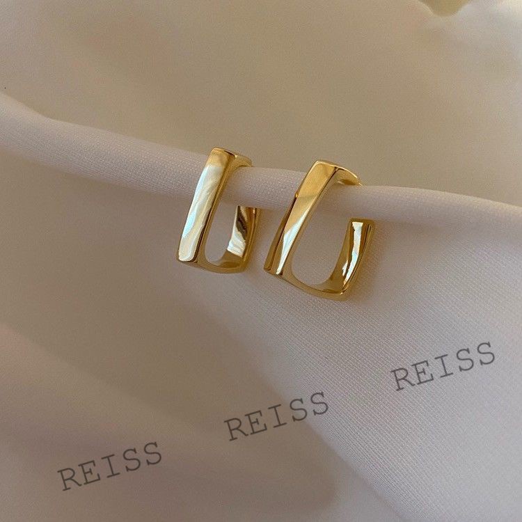 Bông Tai Mạ VàNg 14K KiểU DáNg Đơn GiảN