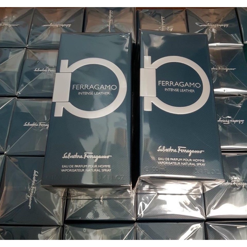 Nước Hoa Nam Salvatore Ferragamo Intense Leather Pour Homme EDP Hương Leather - Tông Da Thuộc 5ml - 10ml - 20ml