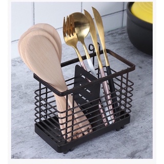 Ống cắm đũa inox đen