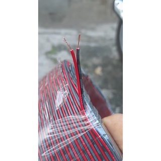 2 mét dây điện đôi đỏ đen safeti 0.12mm