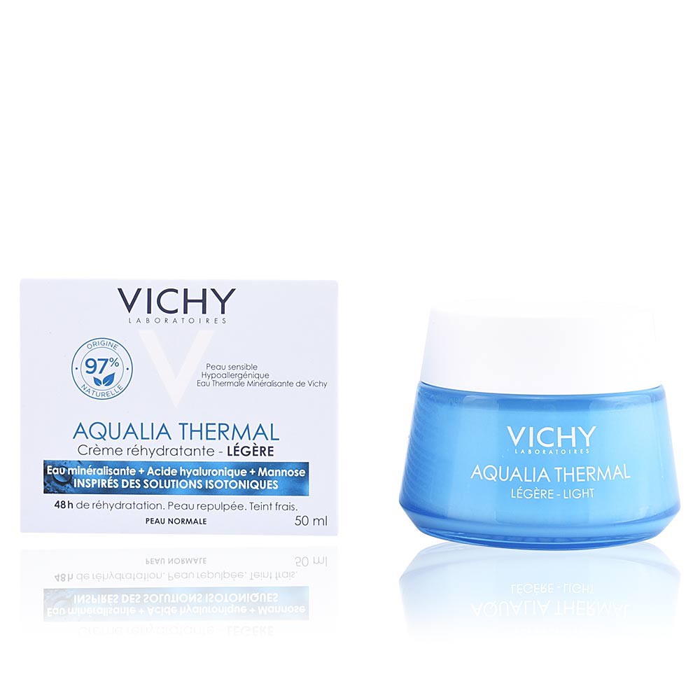 Kem dưỡng ẩm cho da thường đến da khô Vichy Aqualia Thermal Rehydrating Light Cream 50ml