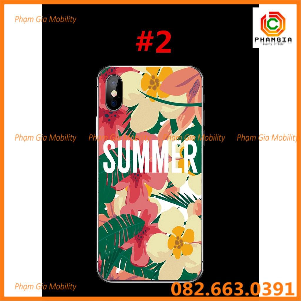 Ốp lưng dẻo hình xanh tươi đẹp Phone X 8 7 6 6S Plus 5 5S SE