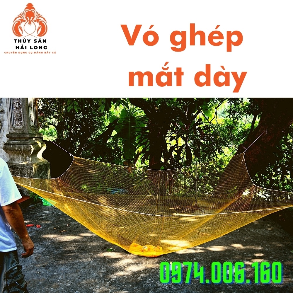 VÓ KÉO CÁ, VÓ BẮT CÁ mắt dày  sợi dù Thái chất lượng cao