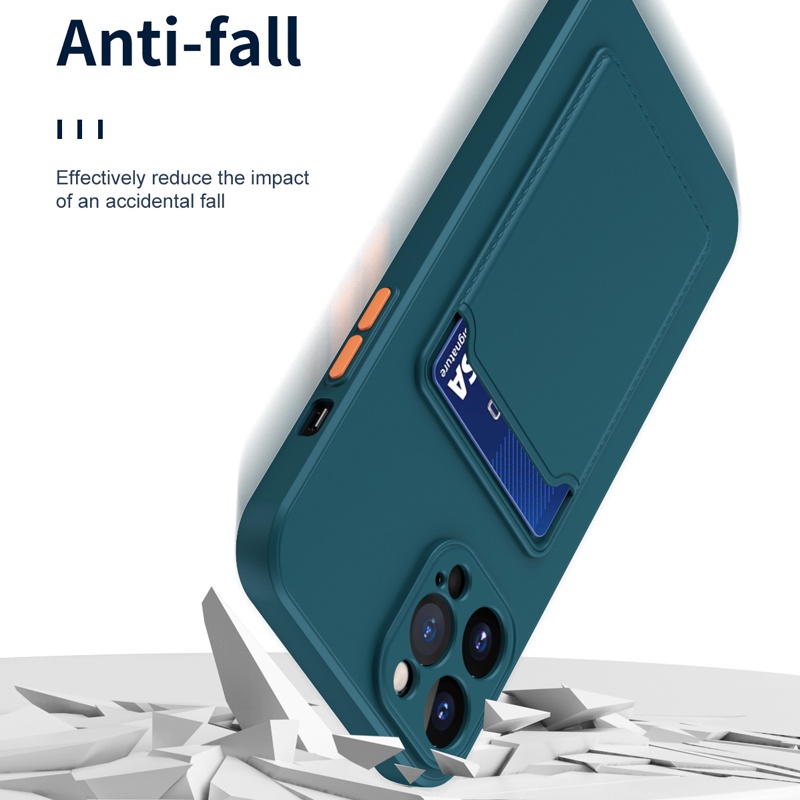 Ốp Lưng Điện Thoại Có Ngăn Đựng Thẻ Dành Cho Samsung Galaxy A23 A13 A33 A53 A73 A32 4G 5G
