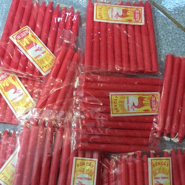 10 vỉ Nến thắp hương 35k