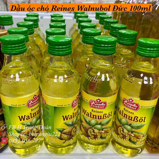 Dầu óc chó Kunella Feinkost Đức 100ml