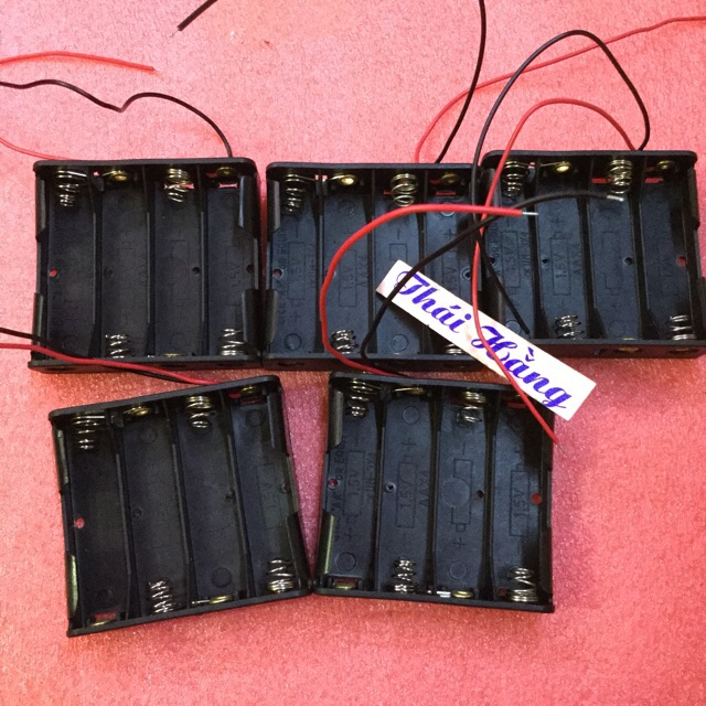 Đế khay pin 4 viên -1.5v (5 chiếc)