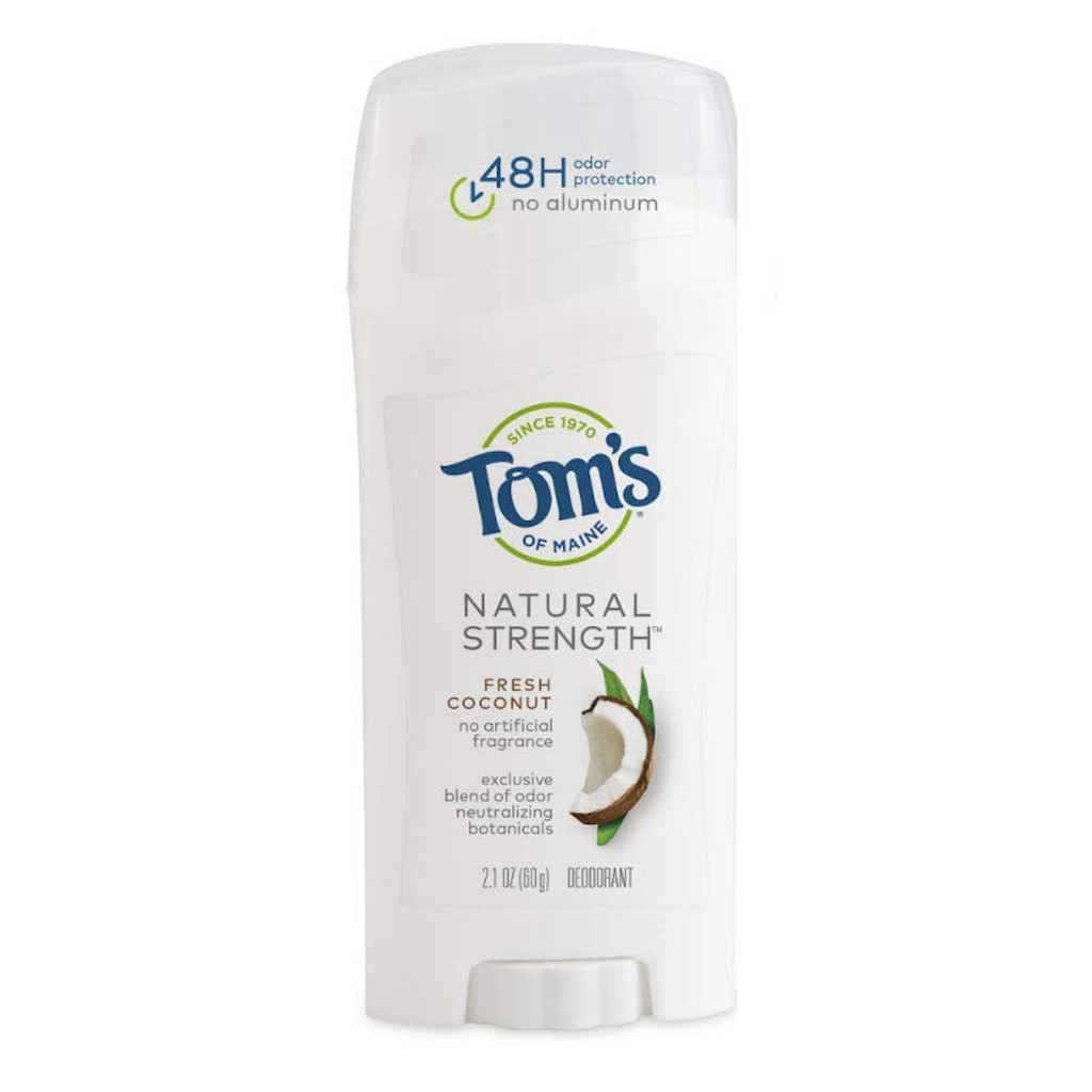 Lăn khử mùi dạng sáp hương dừa unisex Tom's of Maine Natural Care Deodorant Fresh Coconut 64g (Mỹ)