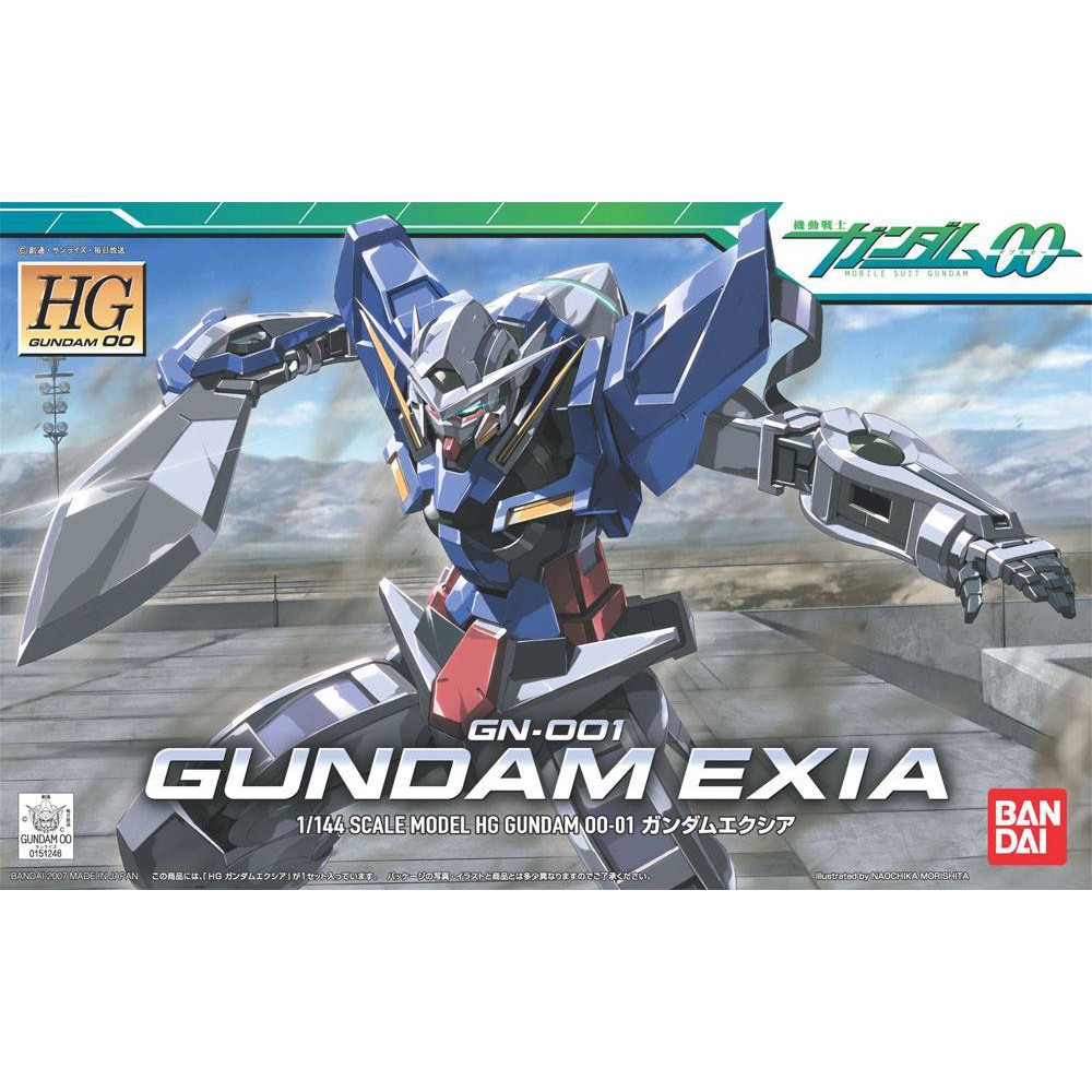 Mô hình HG00 HG GN-001 Gundam Exia hàng chính hãng Bandai