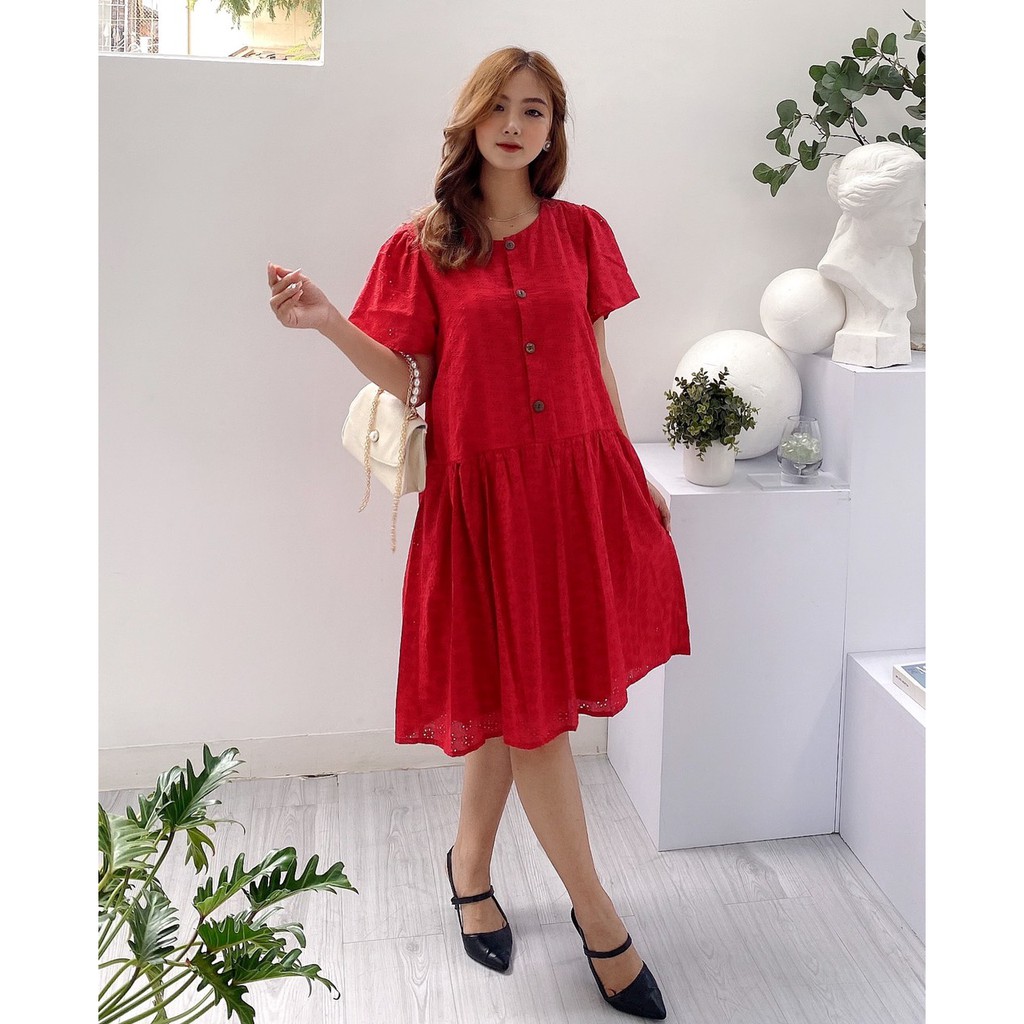 Set áo yếm hoa hàn quốc
