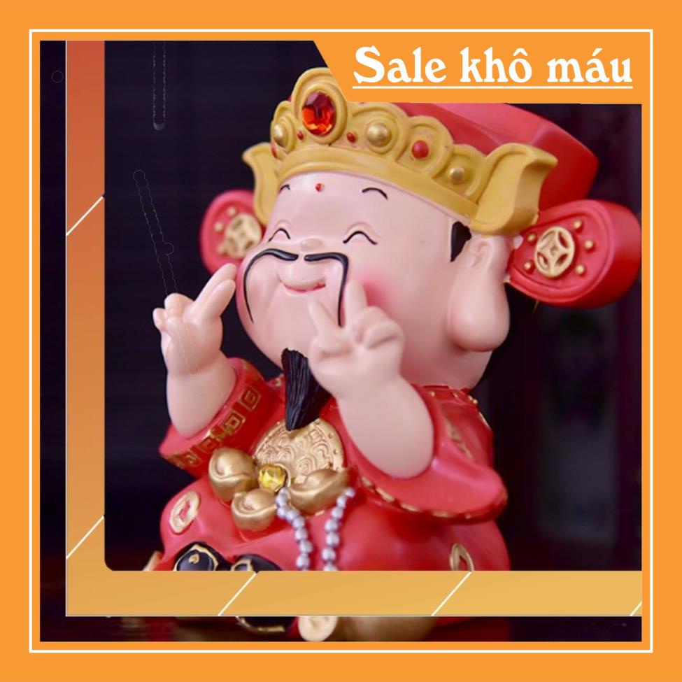 Tượng chibi Thần Tài 14cm đặc ruột - Thần Tài vui vẻ