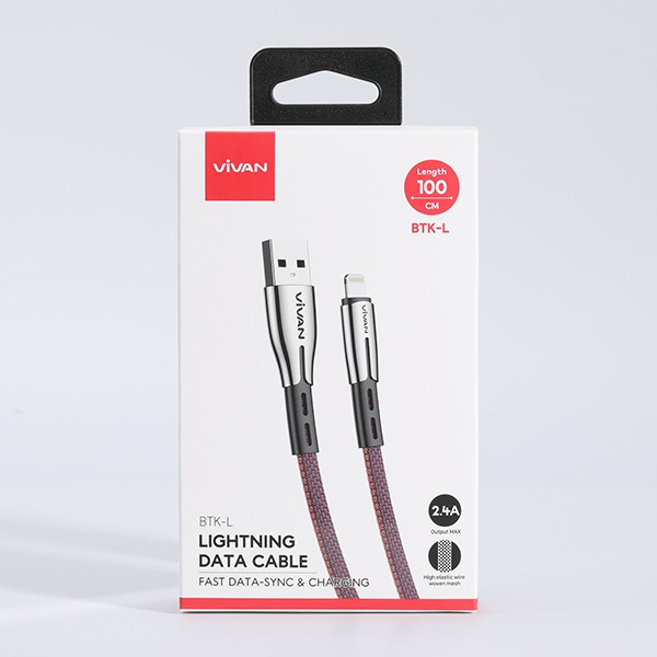 Cáp sạc Type C, dây sạc samsung Micro usb, chính hãng Vivan BTK- L/M/C dây bện dù bên sạc nhanh dài 1m BenZ Store