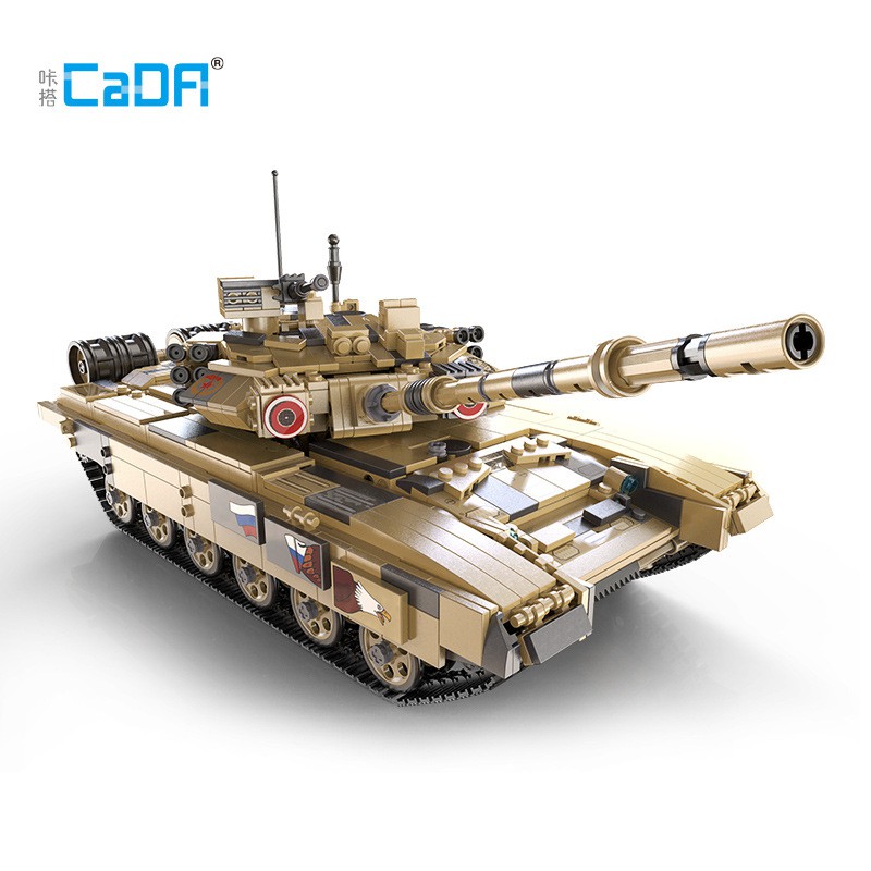 Bộ Đồ Chơi Lắp Ghép Kiểu LEGO Mô Hình Xe Tăng Điều Khiển RC T90 TANK CaDa C61003 Với 1722 Chi Tiết