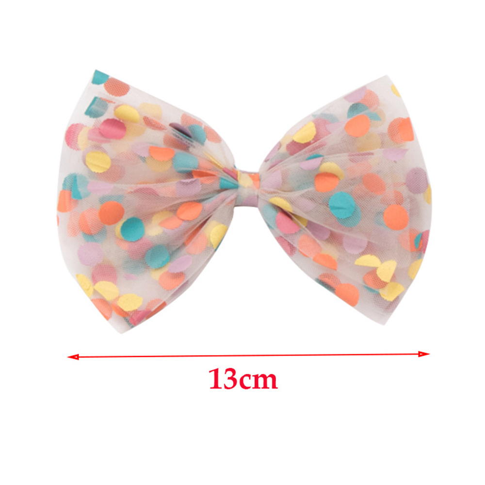 Kẹp Tóc 13cm Đính Kim Sa Lấp Lánh Cho Bé Gái