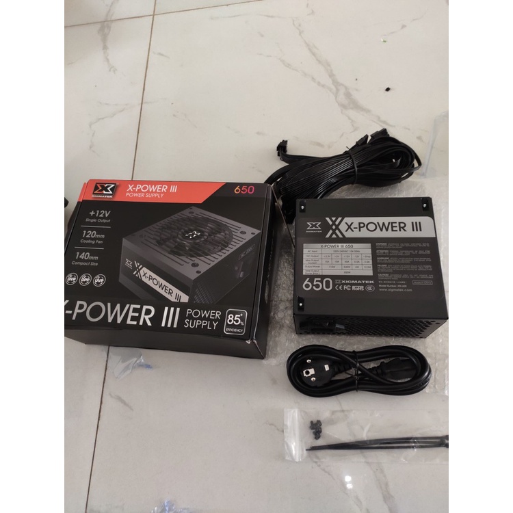 Nguồn Máy Tính PC Xigmatek X-POWER III 650 - 600W - Hoàng Long Computer