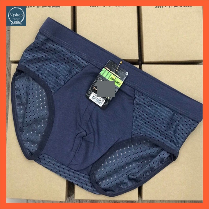 Quần sịp chéo cotton tam giác cao cấp thông hơi thoáng khí lưới to SC8