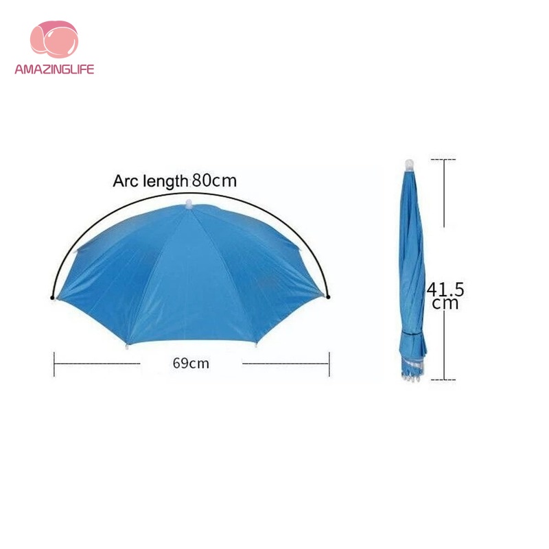 Dù Đội Đầu Có Thể Gấp Gọn Chống Nước Chống Nắng Sáng Tạo Nhiều Màu Sắc Cho Nam Và Nữ
