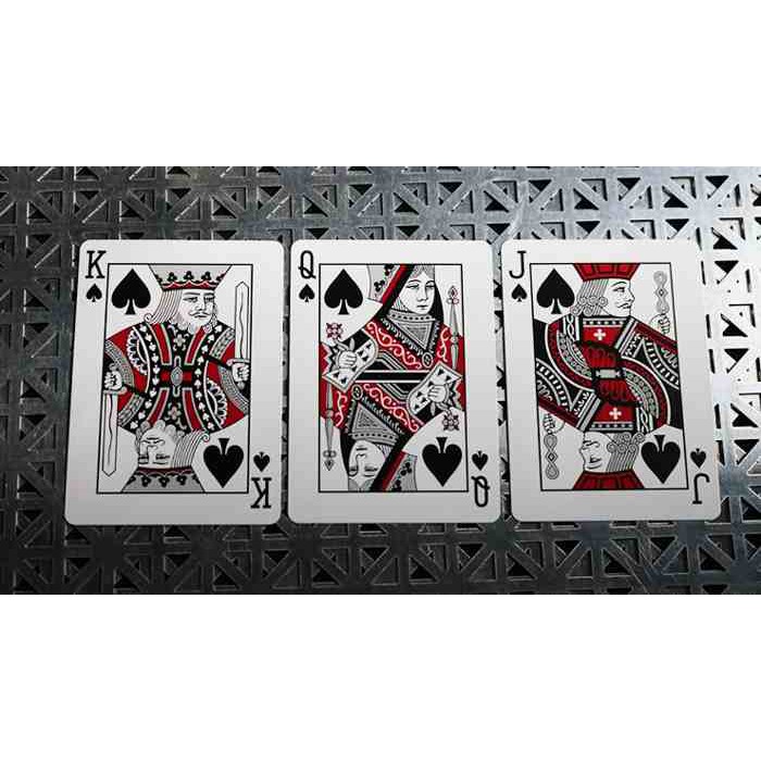 Bài tây ảo thuật chính hãng từ Mỹ: Rider Back Crimson Luxe (Red) Version 2 by US Playing Card