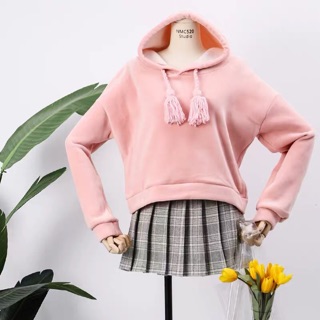 Áo hoodie nỉ nhung mịn