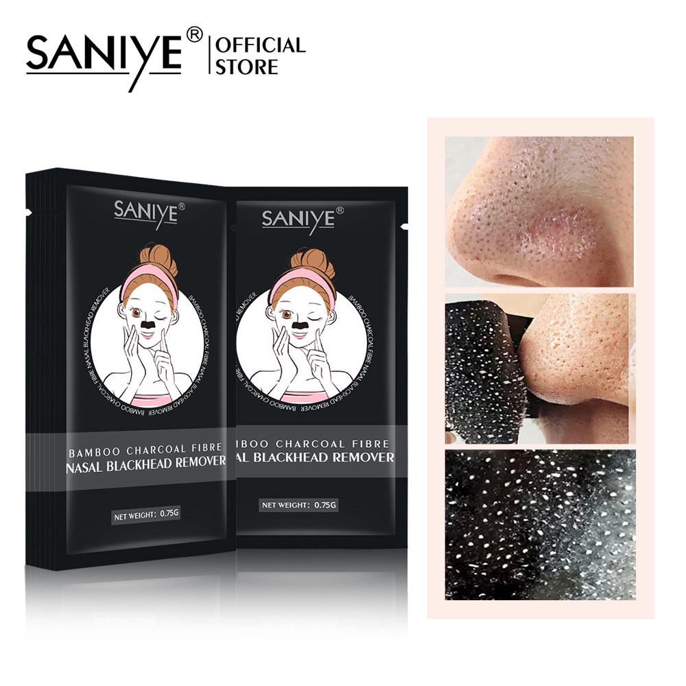 10 Mặt nạ than tre SANIYE BH002 0.75g lột mụn đầu đen