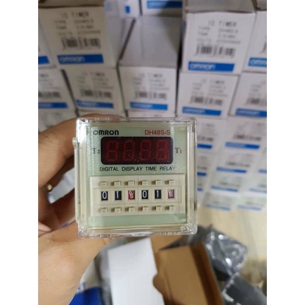 đồng hồ hẹn giờ máy cho tôm ăn tự động