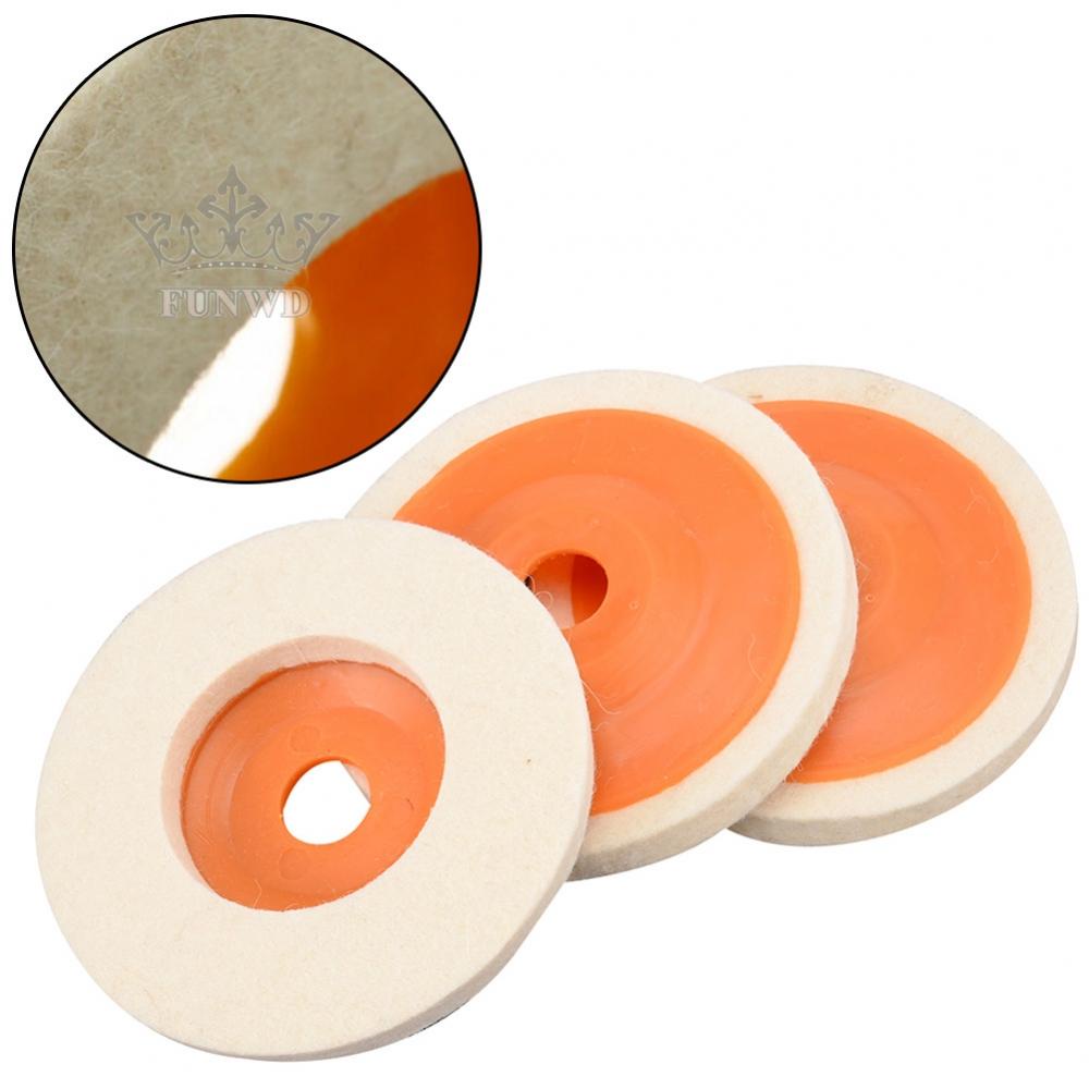 【FUNWD】4Inch 100mm Wool Polishing Wheel Buffing Angle Wheel Polishing Disc Pad Abrasive 100% brand new and high quality