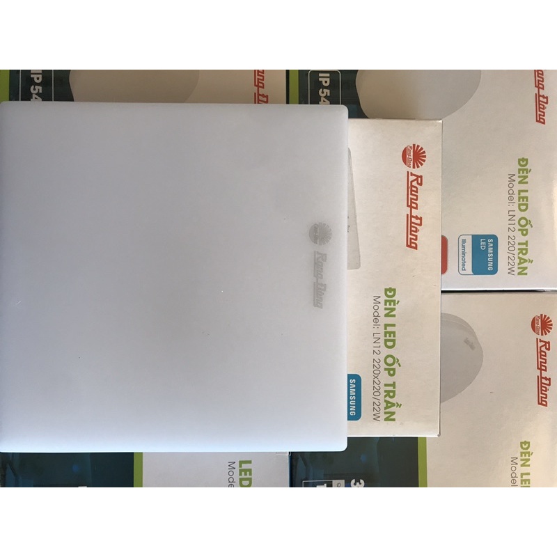 Đèn Ốp Trần Rạng Đông Vuông,  Tròn 12W , 18W , 24W