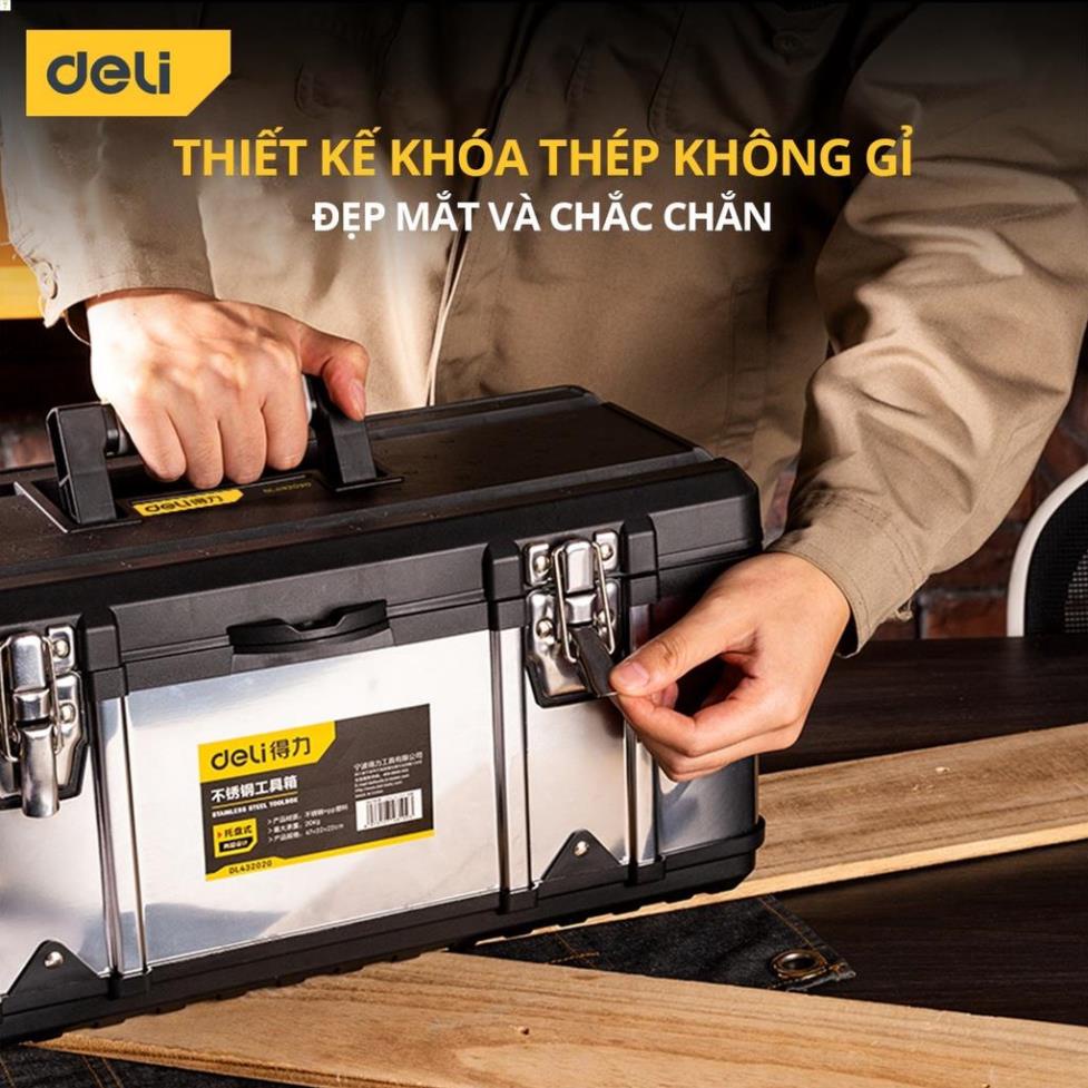 Hộp Đựng Đồ Nghề Nhôm/ Nhựa Cao Cấp Chống Mòn, Gỉ - Hộp Đựng Đồ Sửa Chữa như ốc vít, tiện lợi chắc chắn, an toàn