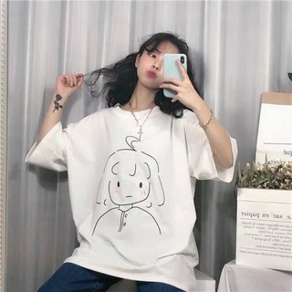 Áo thun cô gái má hồng dễ thương