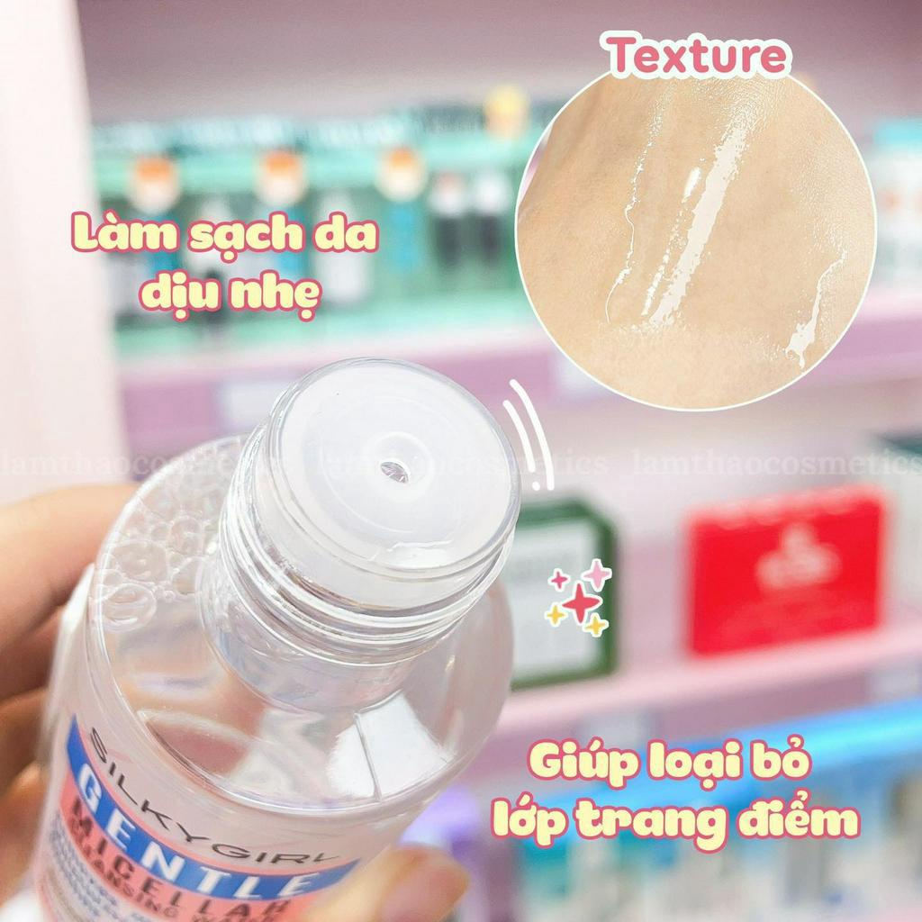 Nước Tẩy Trang Silkygirl Làm Sạch Da Dịu Nhẹ Gentle Micellar Cleansing Water 105ml