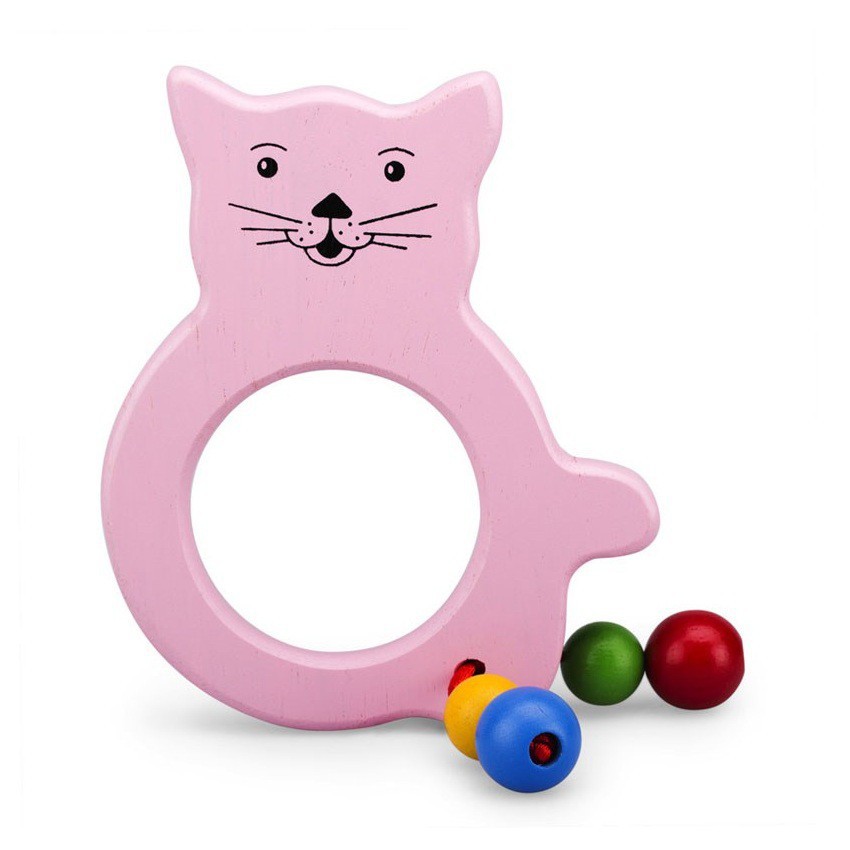 Đồ chơi gỗ - Lục lạc mèo Winwintoys 66122